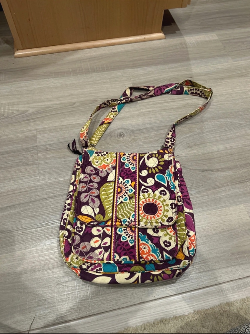 Vera Bradley Floral Quilt Crossbody Purse
